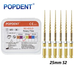 Dental Endo Rotary Files X-Pro Gold Taper NITI Endodontic Root Files POPDENT