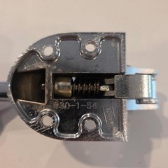 Kason 930-1-54 Surface Mount Trigger Action Polished Chrome Latch with 2 Strikes
