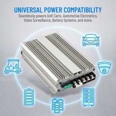 DC 18V/40V to 24V Converter 40-80A Auto Buck Boost Voltage Regulator for Car