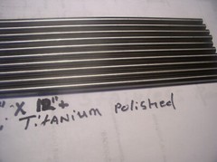 1/4” DIA.TITANIUM ROD 6 AL-4V-ELI GRADE 23. 10PCS. 12″+POLISHED MEDICAL GRADE