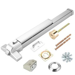 25.5″ Stainless Steel Panic Exit Device – Push Bar Door Lock for Single/Double D