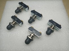 Lot of 5 – CARLING 172-CBL, PUSH Button Switches w/ Boots – NOS!