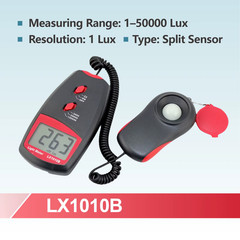 Digital Lux Meter Illuminance Tester 40000‑200000Lux Split or Integrated for Off
