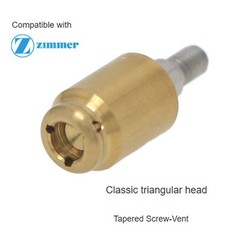 Zimmer TSV 3.5/4.5mm Mis Adin Locator Abutment Male Cap Inserts Tool For 1-5.0mm