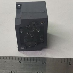Dialight 710-0300-025 Digital Number Indicator/Light, Solder Mount 7-SEGMENT LED