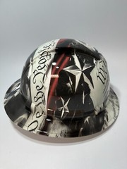 New Full Brim Hard Hat Custom Hydro Dipped WE THE PEOPLE LOUD AND PROUD