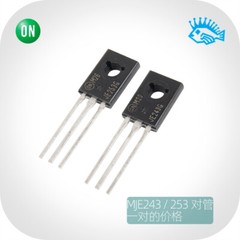 Pair of Original ON MJE243G MJE253G 100V 4A audio signal power Transistor