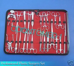 36 PCS PROFESSIONAL PLASTIC SURGERY SET SURGICAL INSTRUMENTS