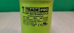 MARS Round Motor Run Capacitor 60/7.5 MFD 440/370 VAC Aluminum 14295 USA NEW