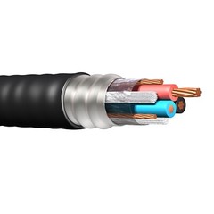 100′ 14/3 Type MC-HL Continuously Welded Armor Power Cable Black 600V