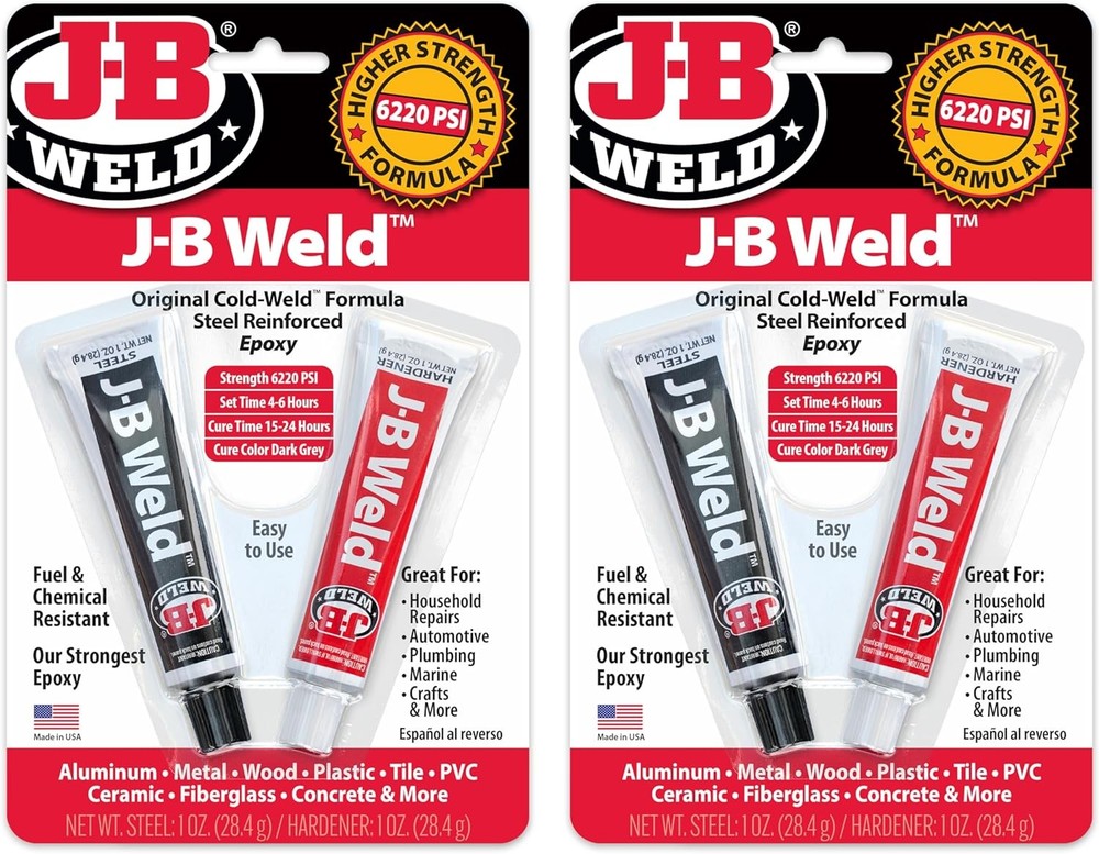 Original Epoxy Steel Reinforced High Strength – 2 Pack Dark Grey 8265S-2