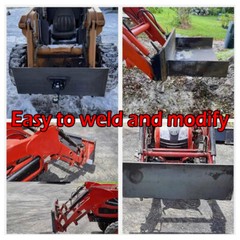Landhonor Universal QA Plate 1/2″ Heavy Duty Quick Attach for Skid Steers