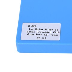 10 Sets Dental Prewelded Sgl Tube Roth.022 1st Molar with Bands Convertible CE