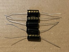 5pc Electrolytic Capacitor Axial 2000hr +105℃ RoHS 150uf 50V φ10x20mm Supertech