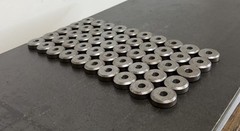 50 Steel Flat Washers .313″ ID x 1″ OD x .300″ Thick – Spacer Discs CNC Hardware