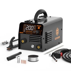 HXZVOGEN 3in1 MIG Welder& TIG Gun, 120A 110V MMA/TIG/Gasless MIG IGBT Inverter