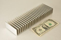 290mm x 90mm x 40mm Large Aluminum Heat Sink Radiator Power Amplifier