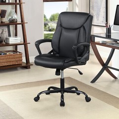 Home Office Chair Ergonomic Desk Chair PU Leather Task Chair