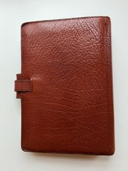 Vintage Filofax Winchester Organizer 4CL Real Calf Leather Brown Personal Size