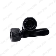 Black 12.9 Steel Hex Socket Bolts Cap Head Screws 10# 1/4 5/16 3/8 7/16 1/2 5/8
