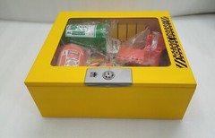 TAJLOTO SAFETY LOCKOUT / TAGOUT STATION (ACCESSORIES AS SHOWN IN PICS)