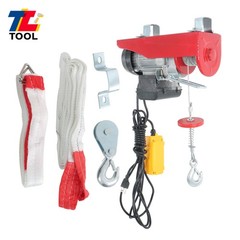 Mini Electric Hoist 440LBS/200kg Crane Winch with Wired Remote Control 510W 110V