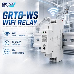 GRT8-WS AC/DC110V~240V Mini Wifi Timer Relay 16A Switch Wireless Remote Control
