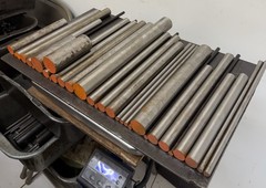 52100 Alloy Steel Round Bars – CD & HR – 31 PCS – 35.85 LBS – Machining Lot