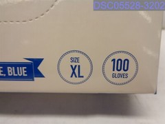 Qty=1000: BLUZEN Premium Blue Disposable Nitrile Gloves – Size XL – 810676032096