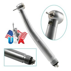 NSK Style Dental Fiber Optic LED E-generator High Speed Handpiece Turbine 4 HOLE