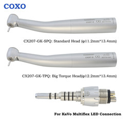 COXO Dental High Speed Handpiece Surgical Fiber Optic Kavo LED Coupler 4 6Holes