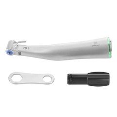 Dental 20:1 Contra Angle Fiber Optic LED Implant Handpiece E-type Push Button