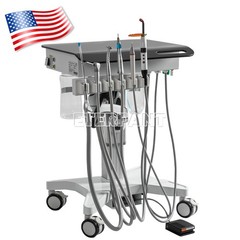 Dental Delivery Cart Treatment/Turbine Unit/Air Compressor Suction System 4Hole