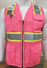 Two Tone High Visibility Reflective Safety Vest in various colors (X-Small-5XL)
