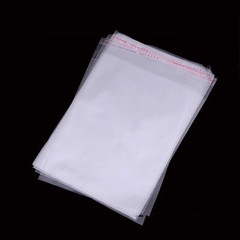2 ½” X 5″ Clear Poly Bags w/Self-seal Lip and Tape 1.5 mil Pack USA SELLER