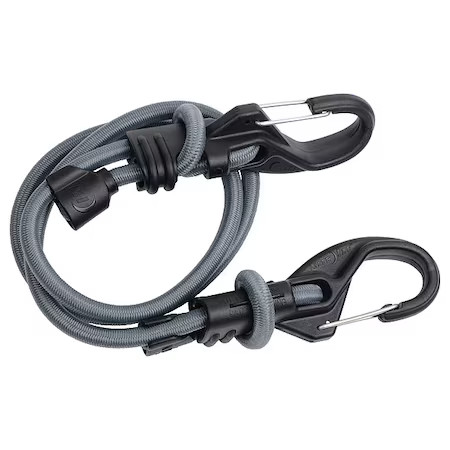 Nite Ize Kbb9-01-R8 Bungee Cord, Carabiner, 10 In.L, 23/64 In.D