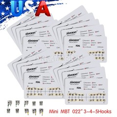 20X Dental Orthodontic Brackets Braces Mini Standard Roth MBT .018 .022 SANDENT