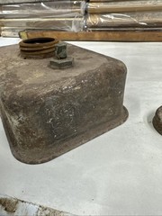 7.5″ X 5″ Vintage GAS FUEL TANK Briggs WM WMB WI NS Y Steel Metal untested