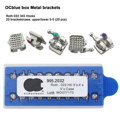 Dental Orthodontic Brackets Braces Metal Mini MIM Roth MBT 022 018 345 Hooks