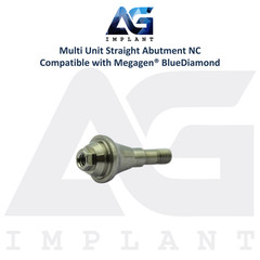 10 Straight Multi Unit Prosthetic NC X-FIT Megagen® BlueDiamond Compatible 4.8mm
