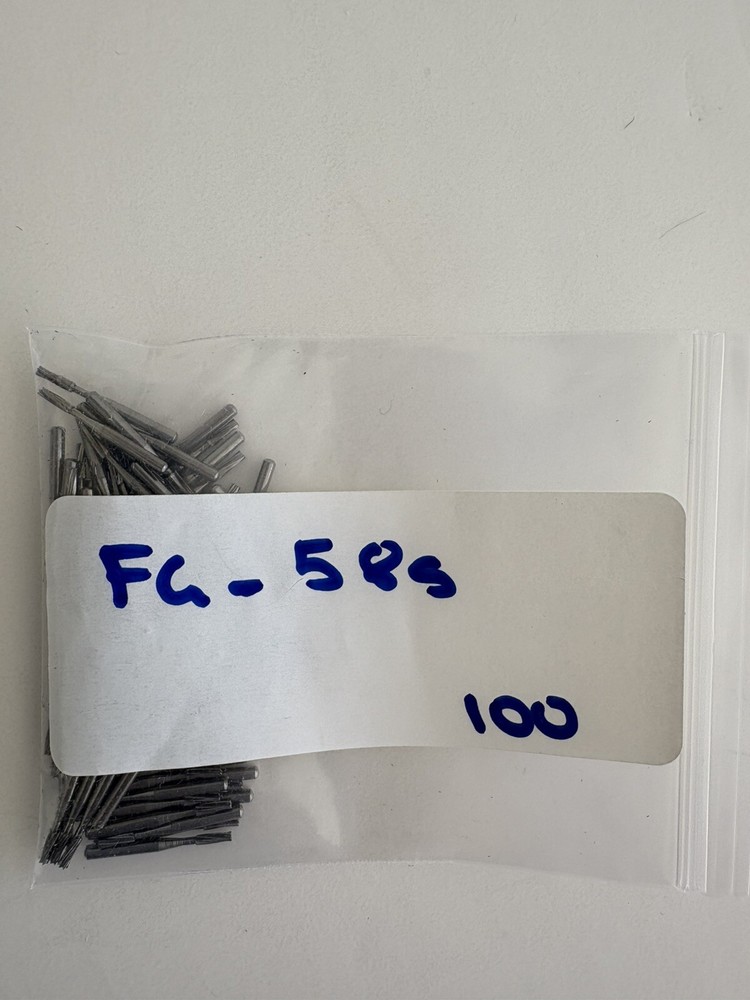 Bulk 100 PCS Carbide Bur Straight Fissure Carbide Bur; Short Shank