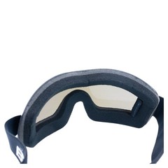 Birdz Eyewear Starling Skydiving Padded Motorcycle Goggles Blue Mirror Lens