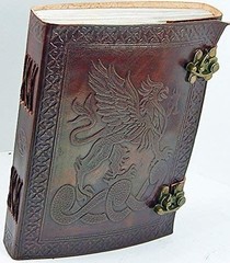 VintageLeather Notebook5x7–Handmade DiaryJournal,Sketchbook,200Pages |B1 G1 Free