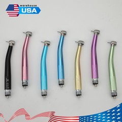 7Color Dental High Speed Handpiece Push Button Turbine 4 Hole NSK Pana Max Style