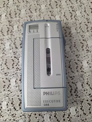 Vintage Phillips Pocket Memo #588 Dictation Recorder Mini Cassette WORKS!