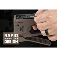 Heavy Duty Staple Gun, 1/4 In. – 9/16 In. Staples, 18-Gauge Brads, Reduced Effor