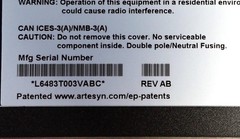 Artesyn LCM3000Q-T Switching Power Supply 24V 1500W/3000W | Load Tested @ 400W