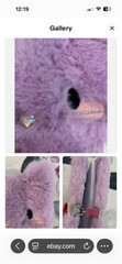 Claire’s sequin sparkle candy cat purple fluffy cat diary journal set*sold out*