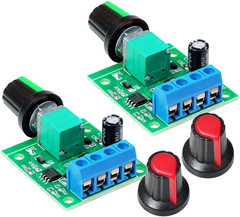 2Pcs PWM Low Voltage Motor Speed Controller DC 1.8V 3V 5V 6V 12V 2A 1803BK 1803B