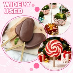 Candy Apple Stick Kit, 24P Purple Apple Wooden Skewers with Bags/Purple Ribbon